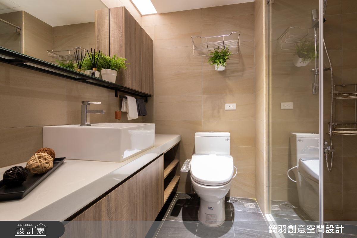 45坪老屋(16~30年)＿簡約風浴室案例圖片＿錡羽創意空間設計＿錡羽_26之14