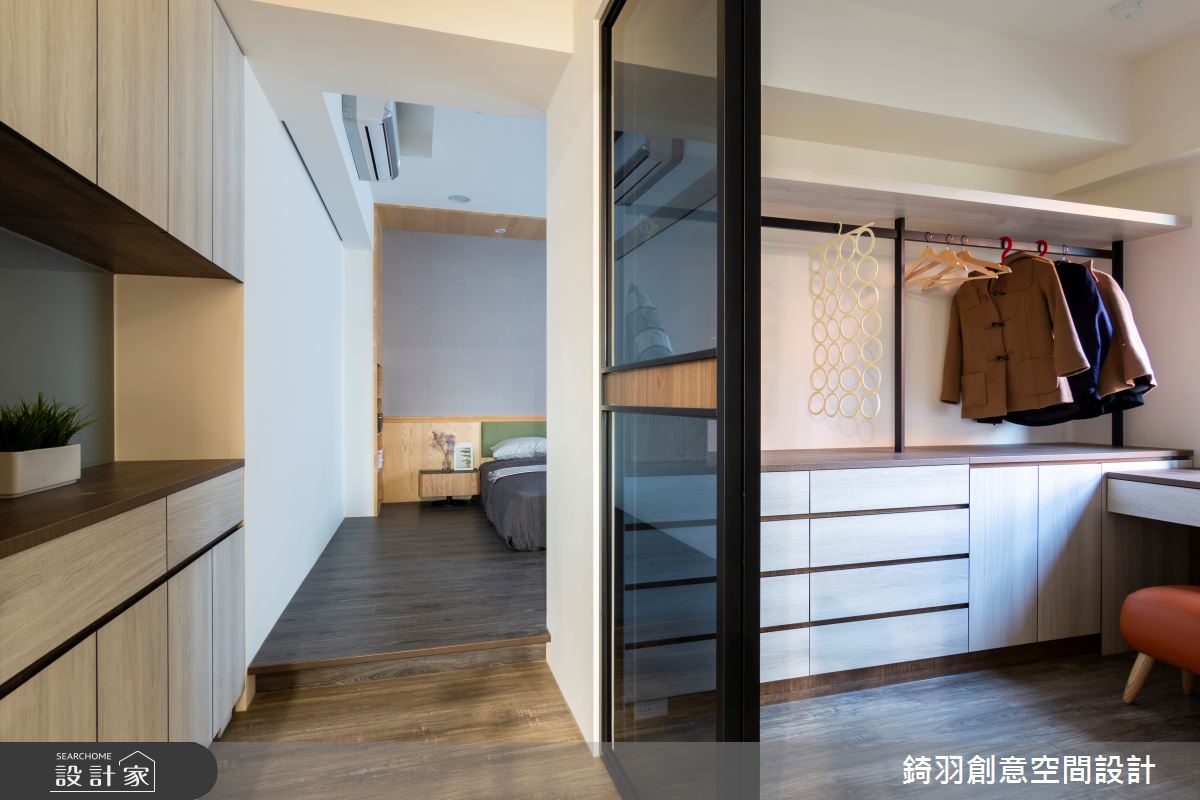 45坪老屋(16~30年)＿簡約風更衣間案例圖片＿錡羽創意空間設計＿錡羽_26之29