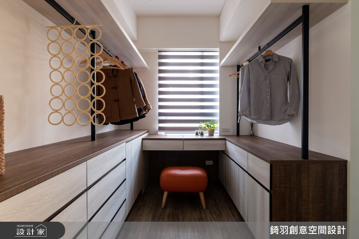 45坪老屋(16~30年)＿簡約風更衣間案例圖片＿錡羽創意空間設計＿錡羽_26之30