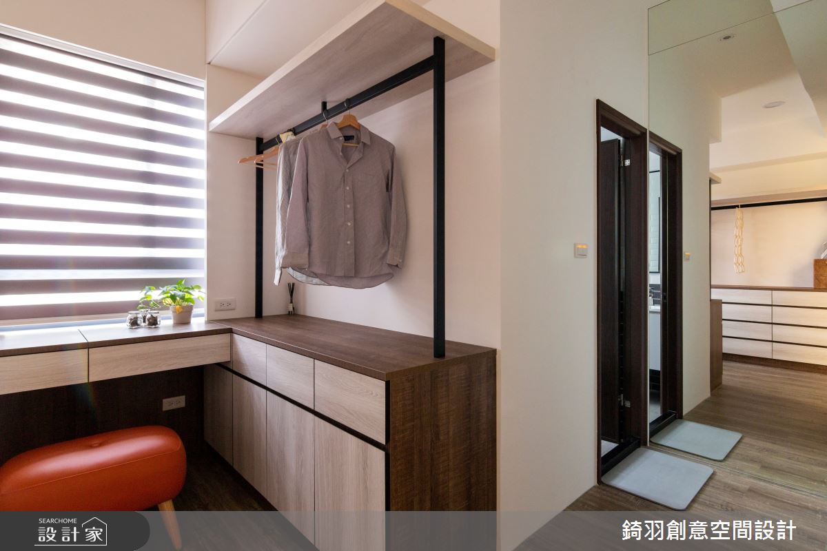 45坪老屋(16~30年)＿簡約風更衣間案例圖片＿錡羽創意空間設計＿錡羽_26之31