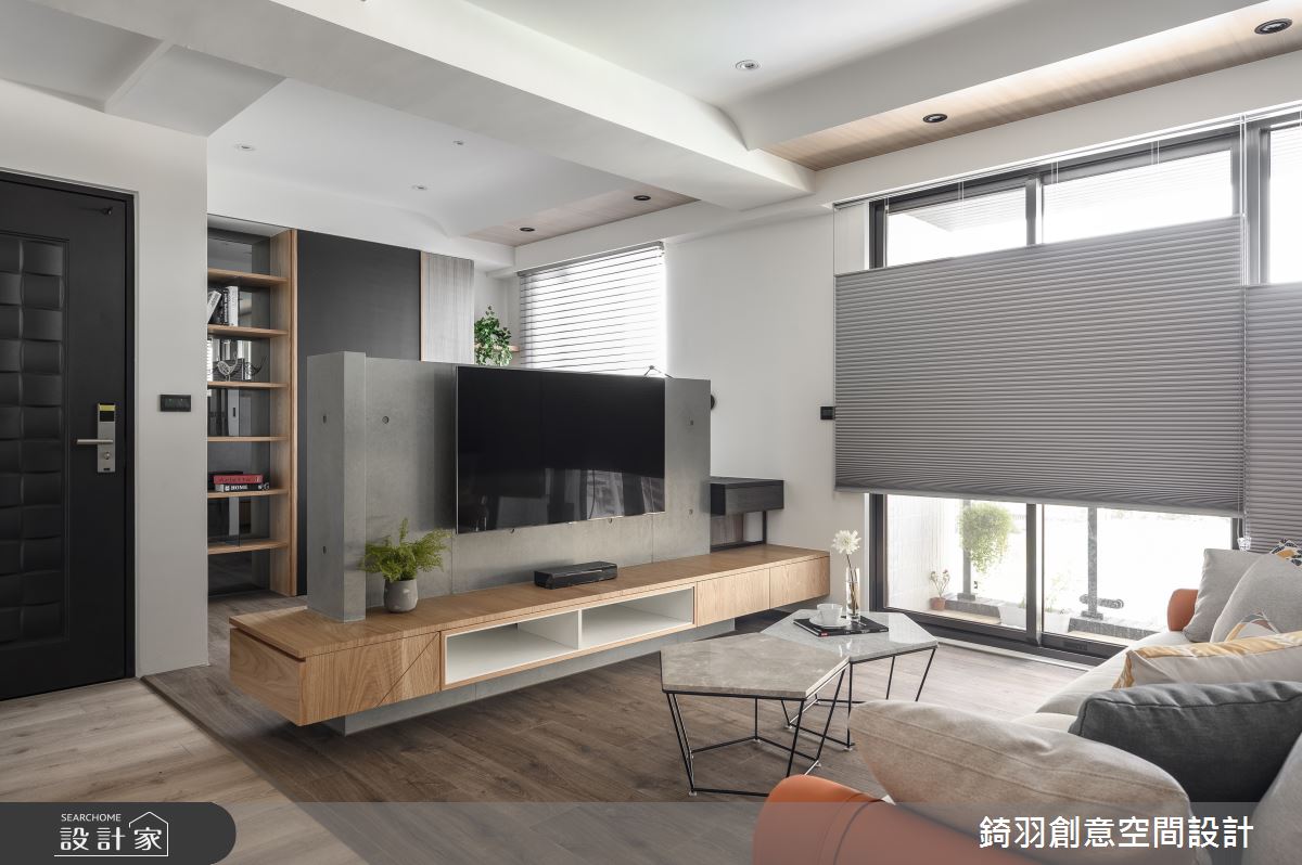 27坪預售屋＿簡約風客廳案例圖片＿錡羽創意空間設計＿錡羽_27之5