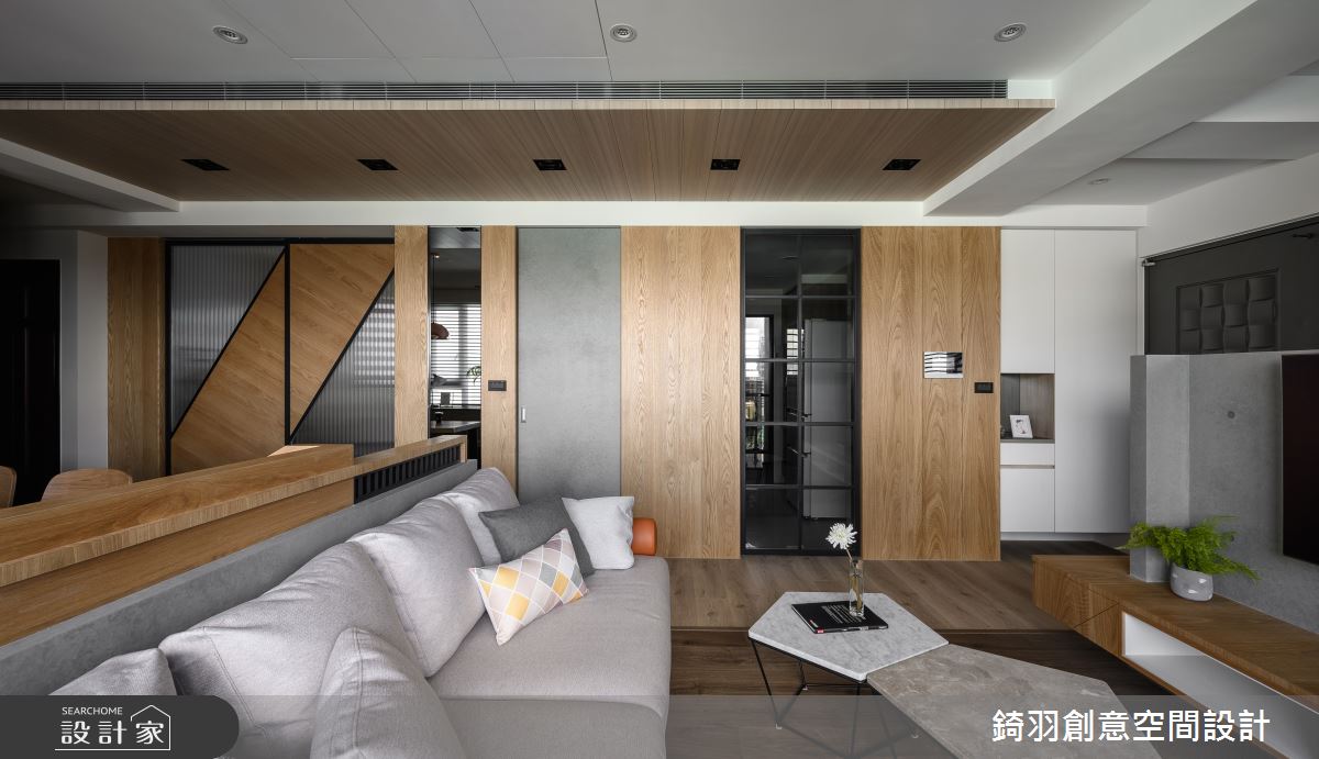 27坪預售屋＿簡約風客廳案例圖片＿錡羽創意空間設計＿錡羽_27之6