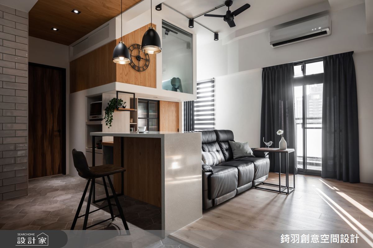 14坪新成屋(5年以下)＿工業風客廳案例圖片＿錡羽創意空間設計＿錡羽_29之3