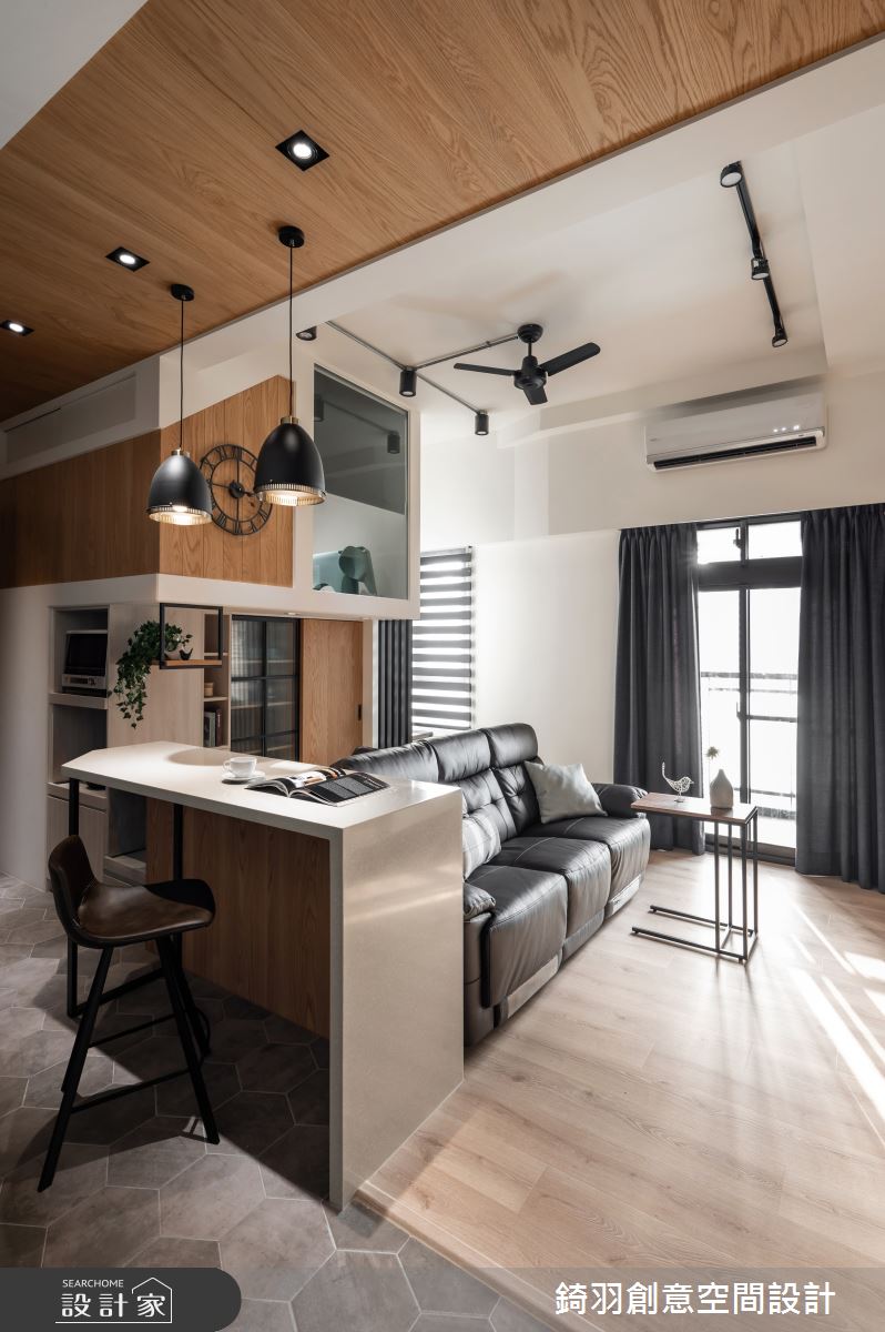 14坪新成屋(5年以下)＿工業風客廳案例圖片＿錡羽創意空間設計＿錡羽_29之4