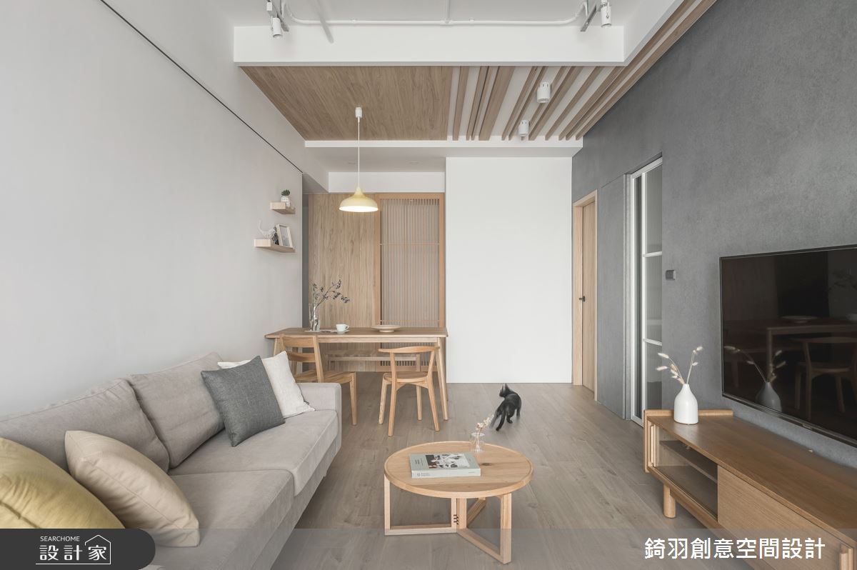 20坪新成屋(5年以下)＿日式無印風客廳餐廳案例圖片＿錡羽創意空間設計＿錡羽_30之11