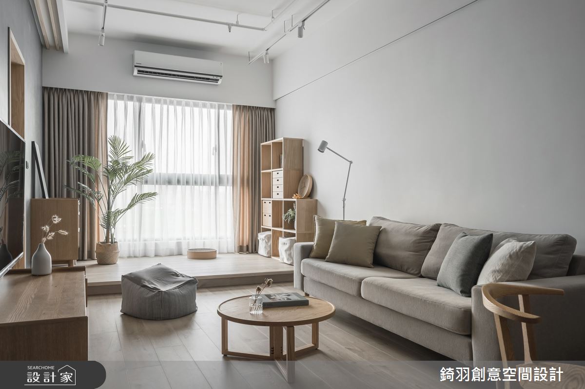 20坪新成屋(5年以下)＿日式無印風客廳案例圖片＿錡羽創意空間設計＿錡羽_30之13