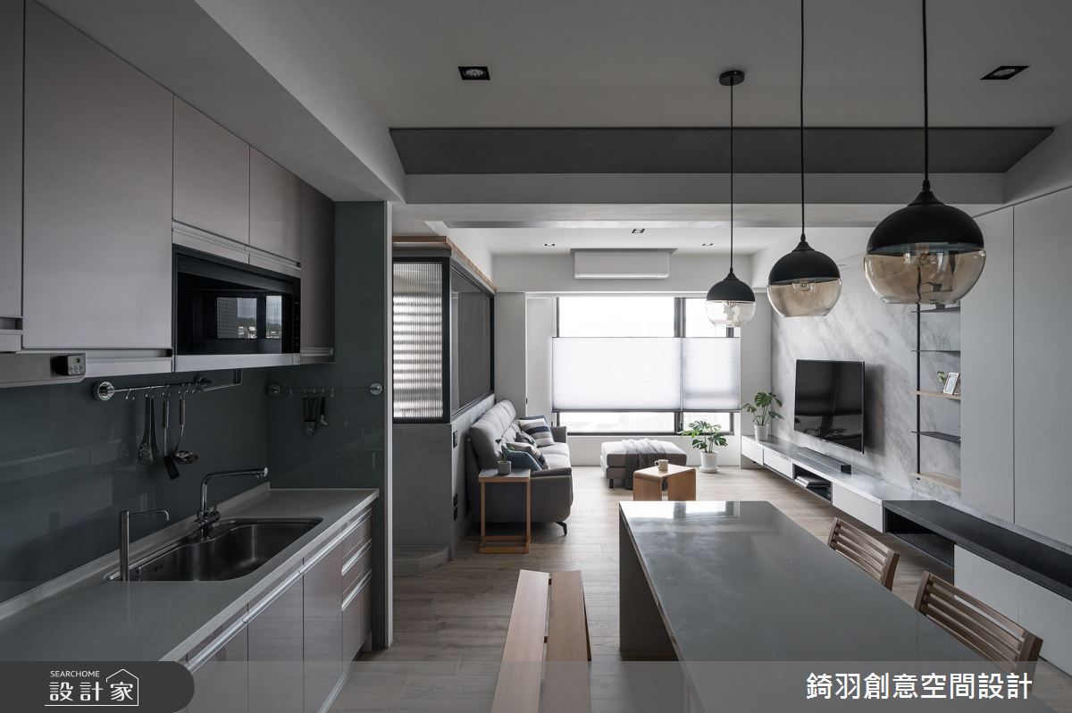 28坪新成屋(5年以下)＿現代風廚房案例圖片＿錡羽創意空間設計＿錡羽_31之4
