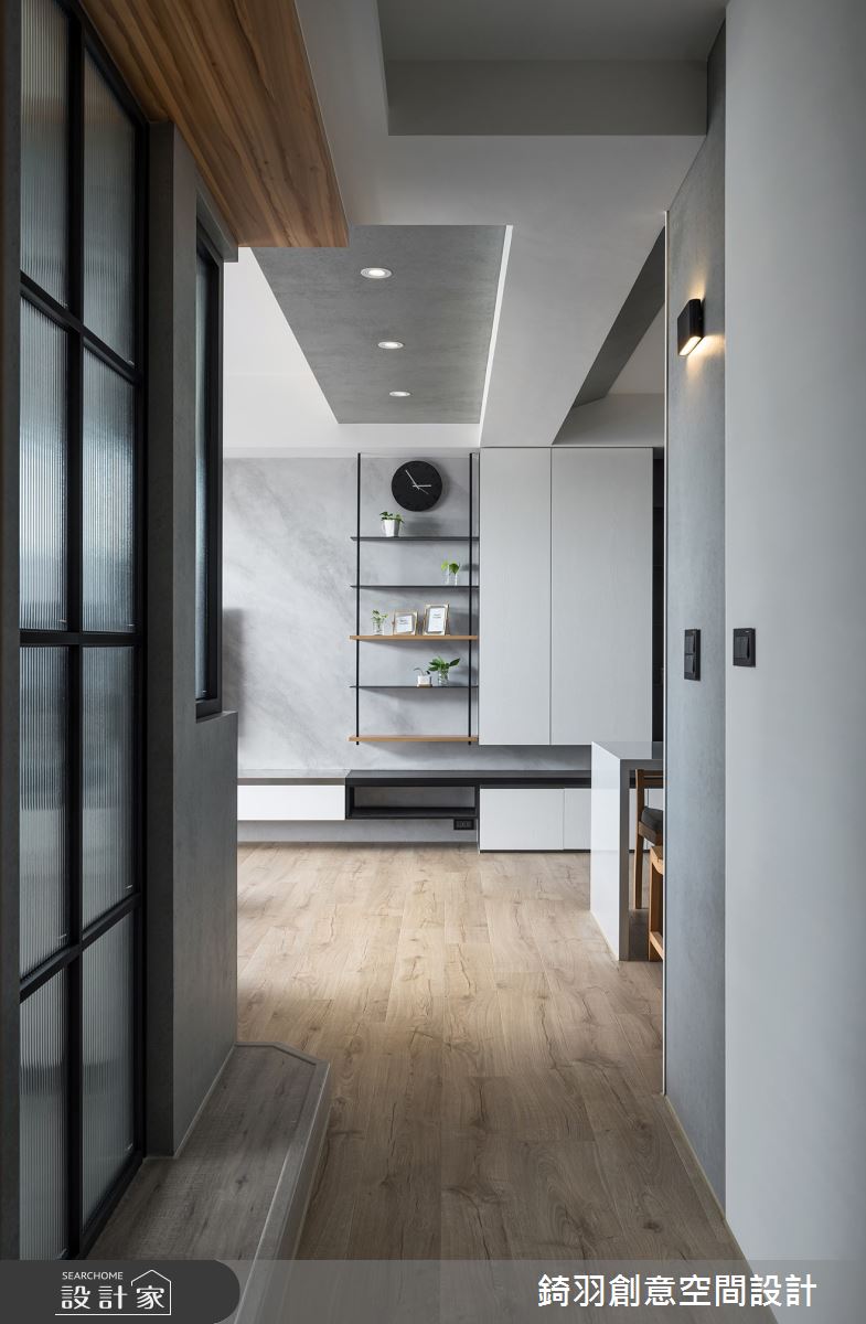 28坪新成屋(5年以下)＿現代風走廊案例圖片＿錡羽創意空間設計＿錡羽_31之13
