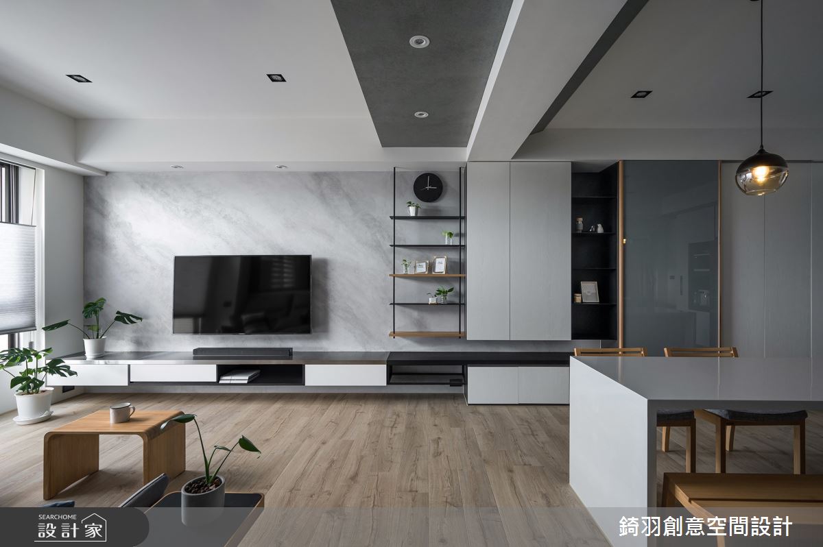 28坪新成屋(5年以下)＿現代風客廳案例圖片＿錡羽創意空間設計＿錡羽_31之10