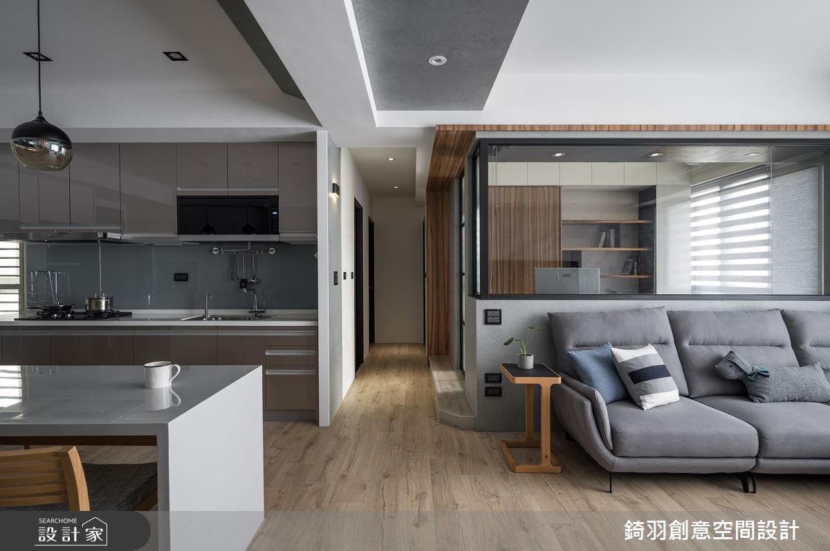 28坪新成屋(5年以下)＿現代風客廳案例圖片＿錡羽創意空間設計＿錡羽_31之18