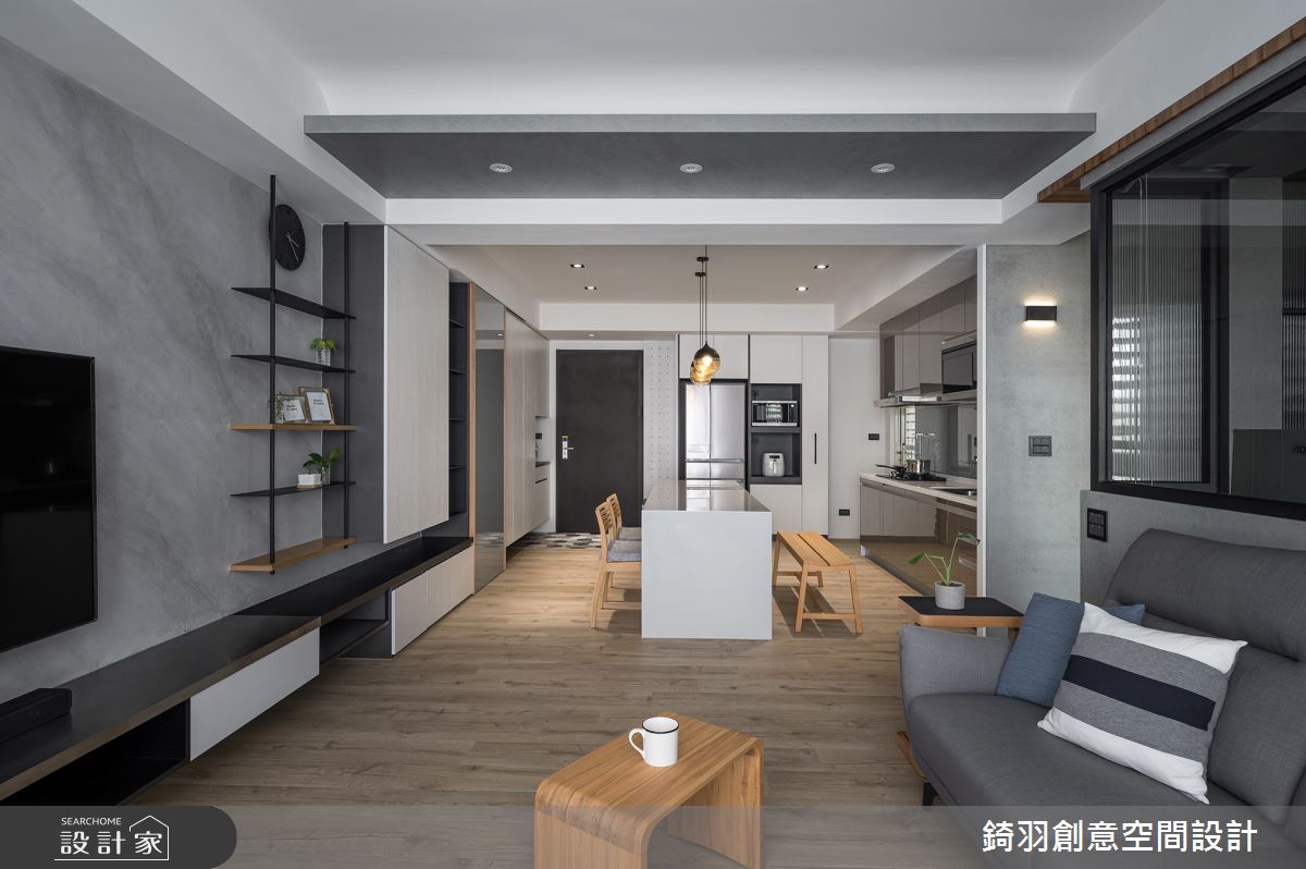 28坪新成屋(5年以下)＿現代風客廳案例圖片＿錡羽創意空間設計＿錡羽_31之16