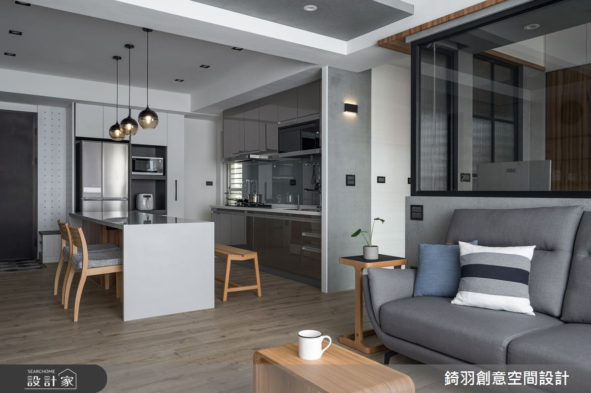 28坪新成屋(5年以下)＿現代風客廳案例圖片＿錡羽創意空間設計＿錡羽_31之17