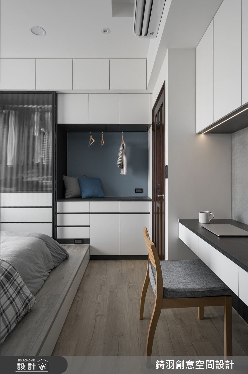 28坪新成屋(5年以下)＿現代風臥室案例圖片＿錡羽創意空間設計＿錡羽_31之26