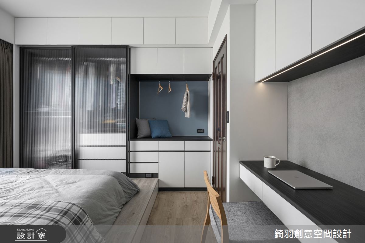 28坪新成屋(5年以下)＿現代風臥室案例圖片＿錡羽創意空間設計＿錡羽_31之25