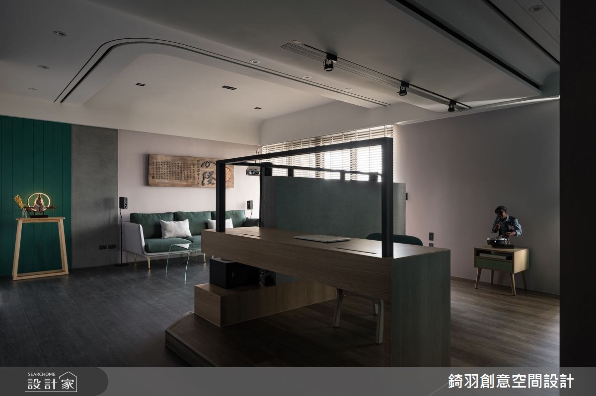 38坪新成屋(5年以下)＿現代風書房案例圖片＿錡羽創意空間設計＿錡羽_33之16