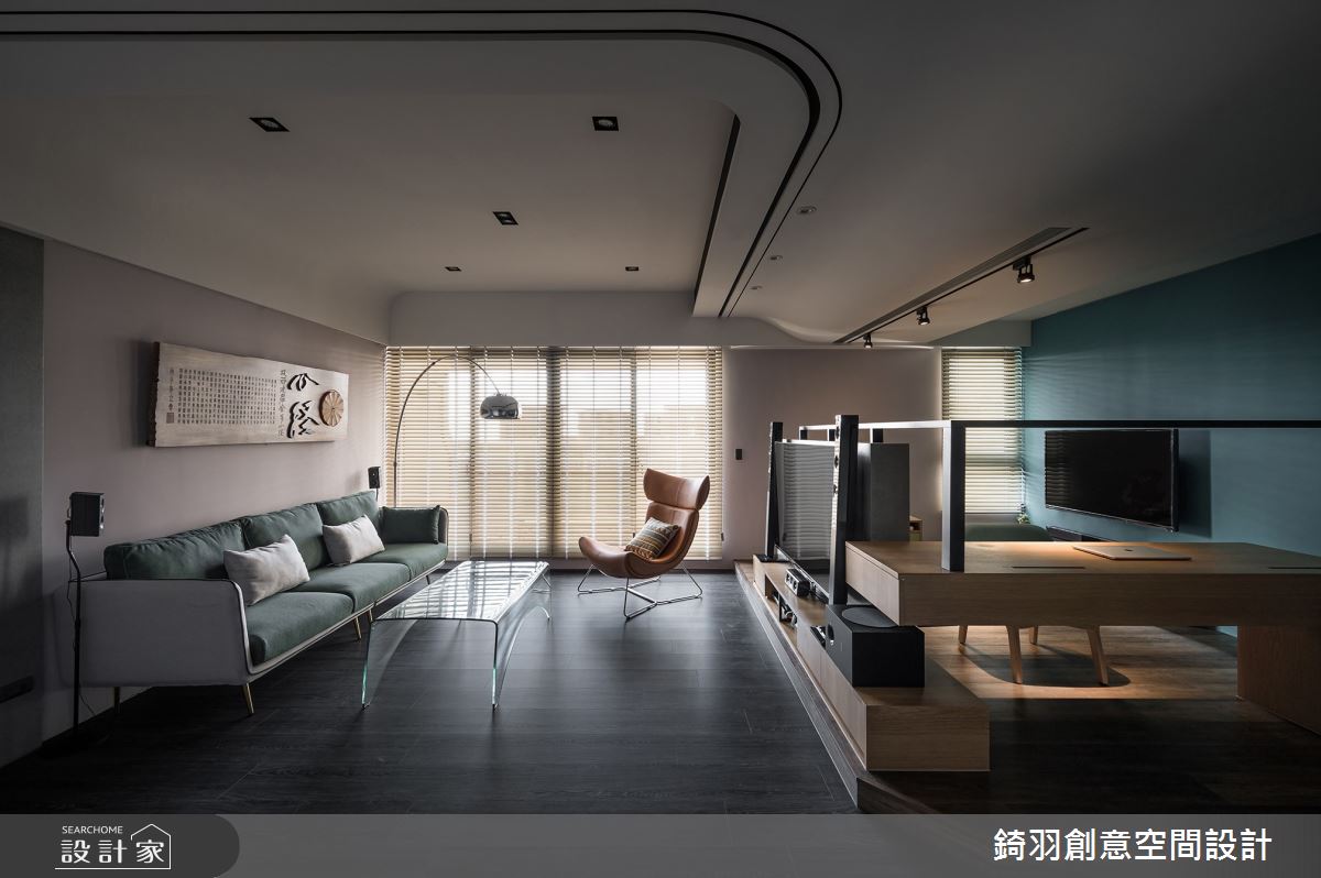38坪新成屋(5年以下)＿現代風客廳案例圖片＿錡羽創意空間設計＿錡羽_33之14