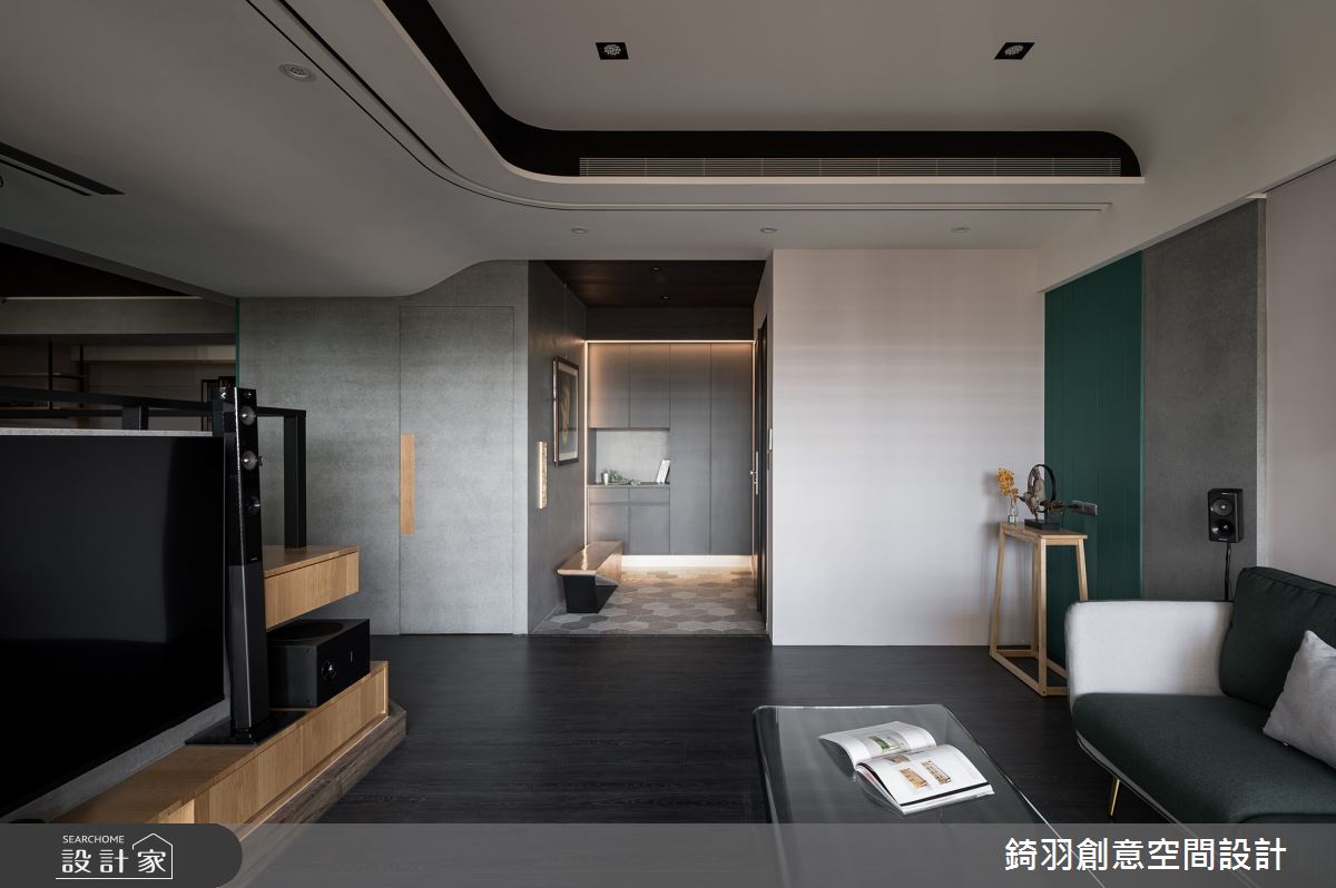 38坪新成屋(5年以下)＿現代風客廳案例圖片＿錡羽創意空間設計＿錡羽_33之6