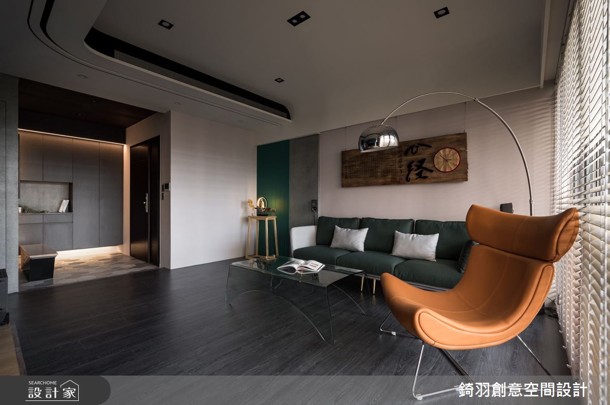 38坪新成屋(5年以下)＿現代風客廳案例圖片＿錡羽創意空間設計＿錡羽_33之8