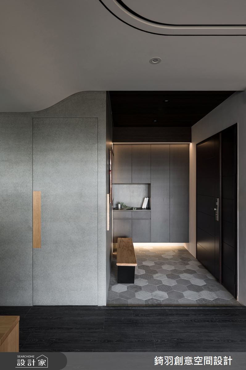 38坪新成屋(5年以下)＿現代風玄關案例圖片＿錡羽創意空間設計＿錡羽_33之4