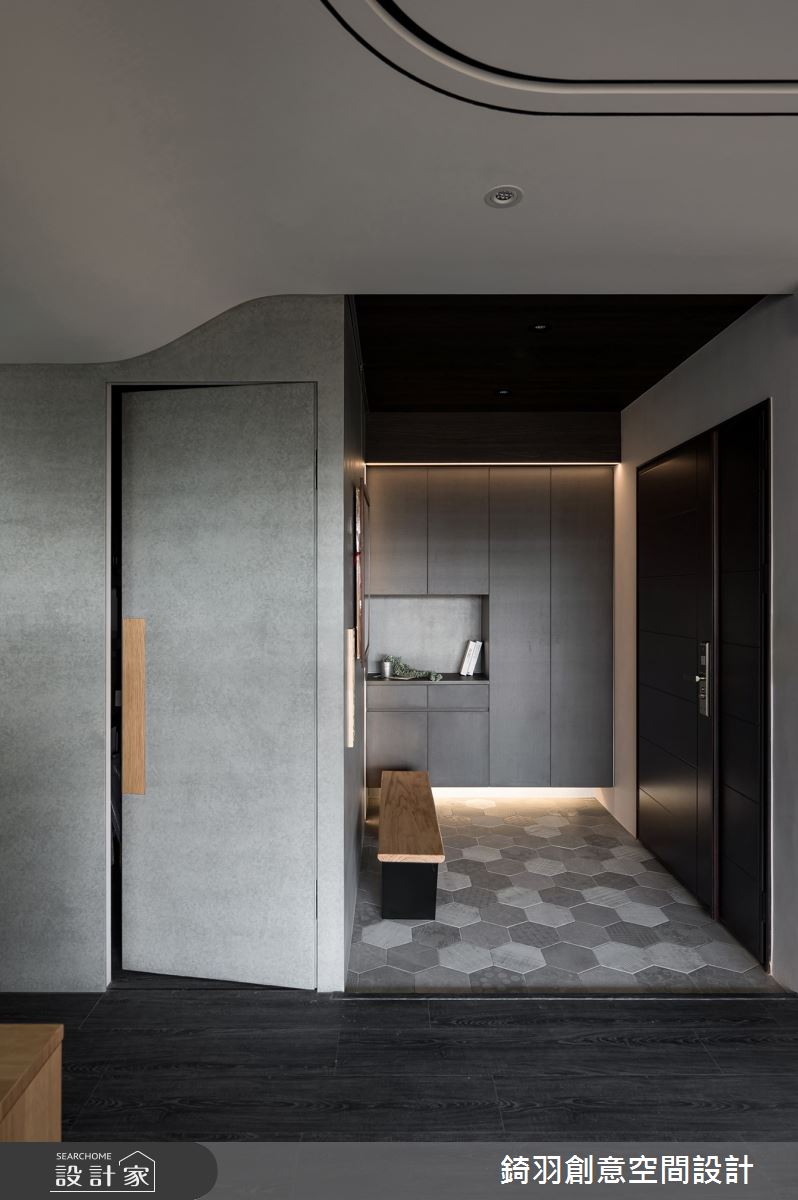 38坪新成屋(5年以下)＿現代風玄關案例圖片＿錡羽創意空間設計＿錡羽_33之5