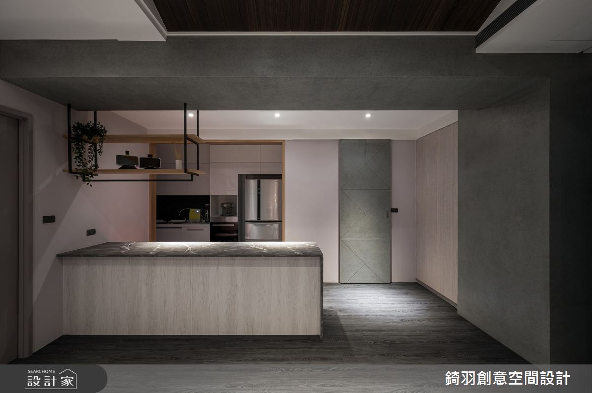 38坪新成屋(5年以下)＿現代風廚房吧檯案例圖片＿錡羽創意空間設計＿錡羽_33之21