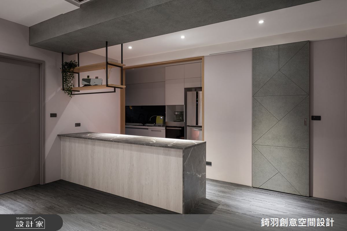 38坪新成屋(5年以下)＿現代風廚房吧檯案例圖片＿錡羽創意空間設計＿錡羽_33之22