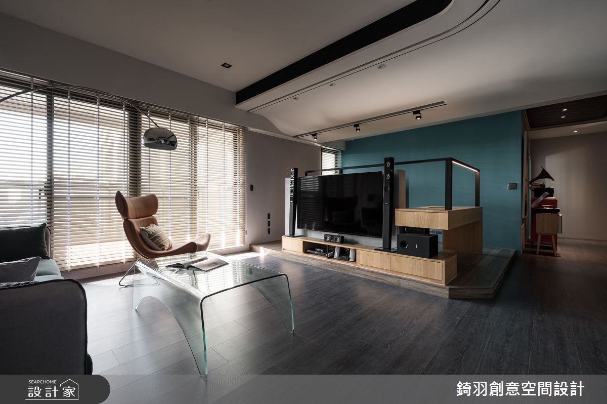 38坪新成屋(5年以下)＿現代風客廳案例圖片＿錡羽創意空間設計＿錡羽_33之13