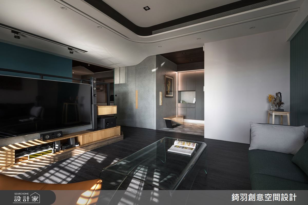 38坪新成屋(5年以下)＿現代風客廳案例圖片＿錡羽創意空間設計＿錡羽_33之7
