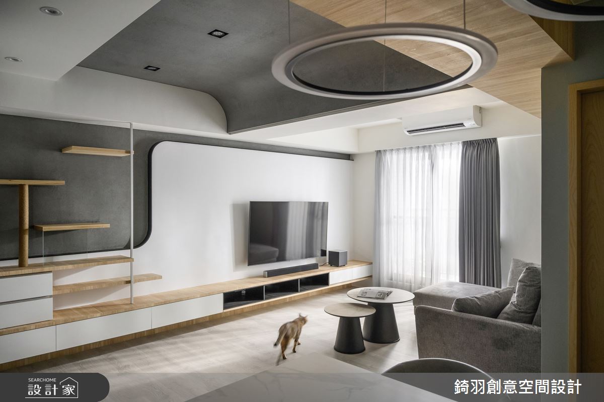 30坪預售屋＿北歐風客廳案例圖片＿錡羽創意空間設計＿錡羽_34之13