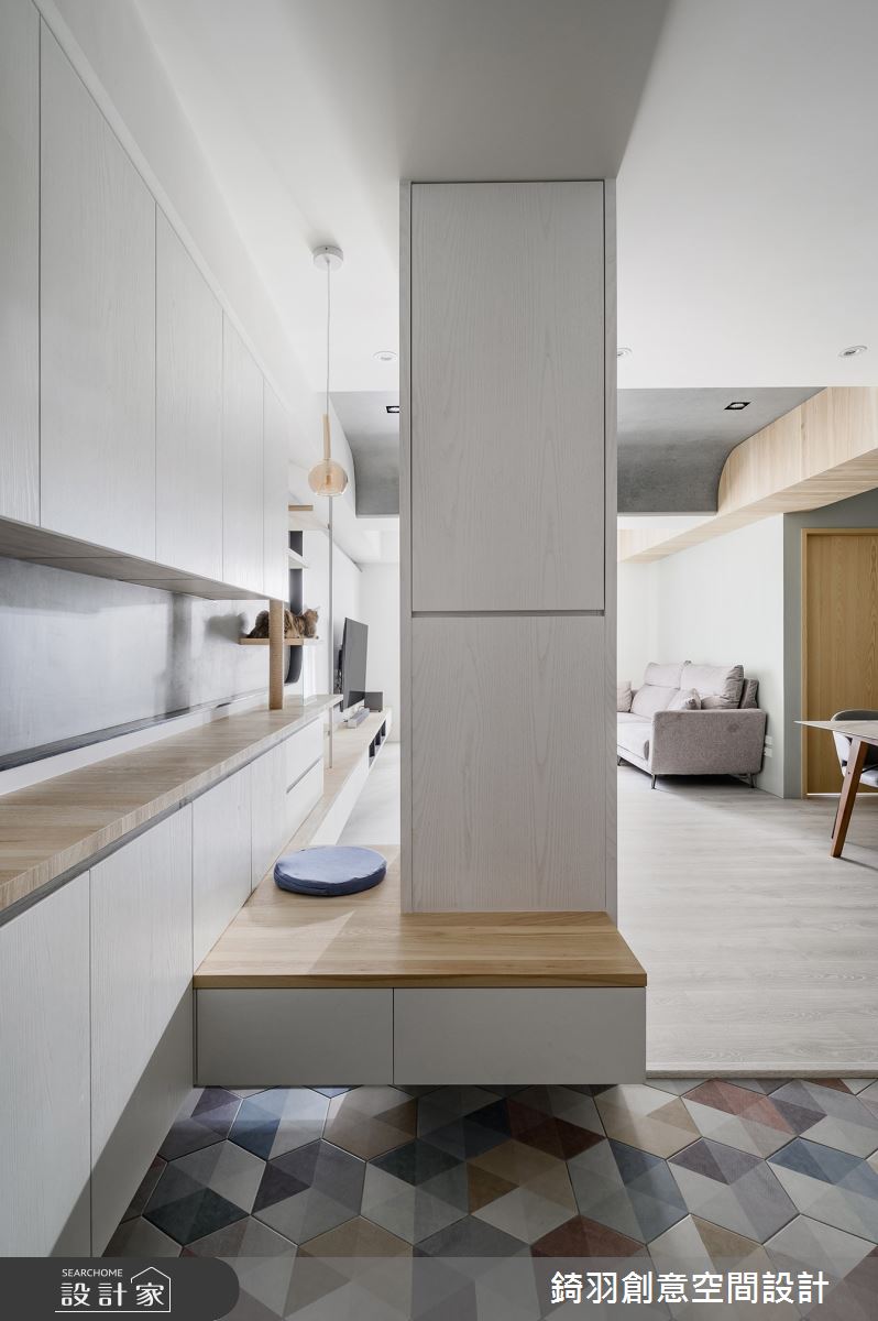 30坪預售屋＿北歐風玄關案例圖片＿錡羽創意空間設計＿錡羽_34之1