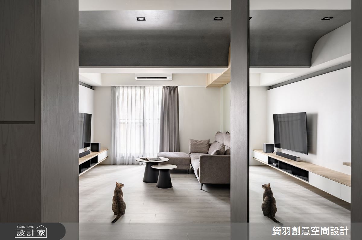 30坪預售屋＿北歐風客廳案例圖片＿錡羽創意空間設計＿錡羽_34之7