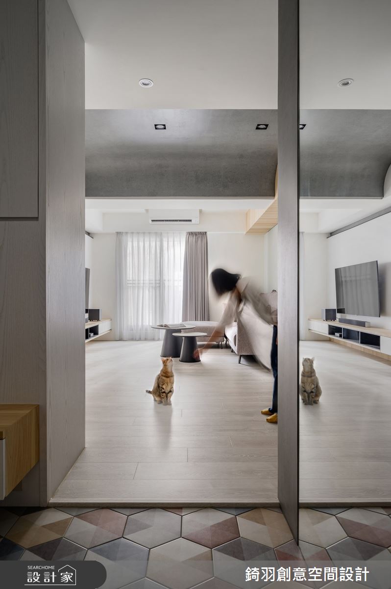 30坪預售屋＿北歐風玄關案例圖片＿錡羽創意空間設計＿錡羽_34之5