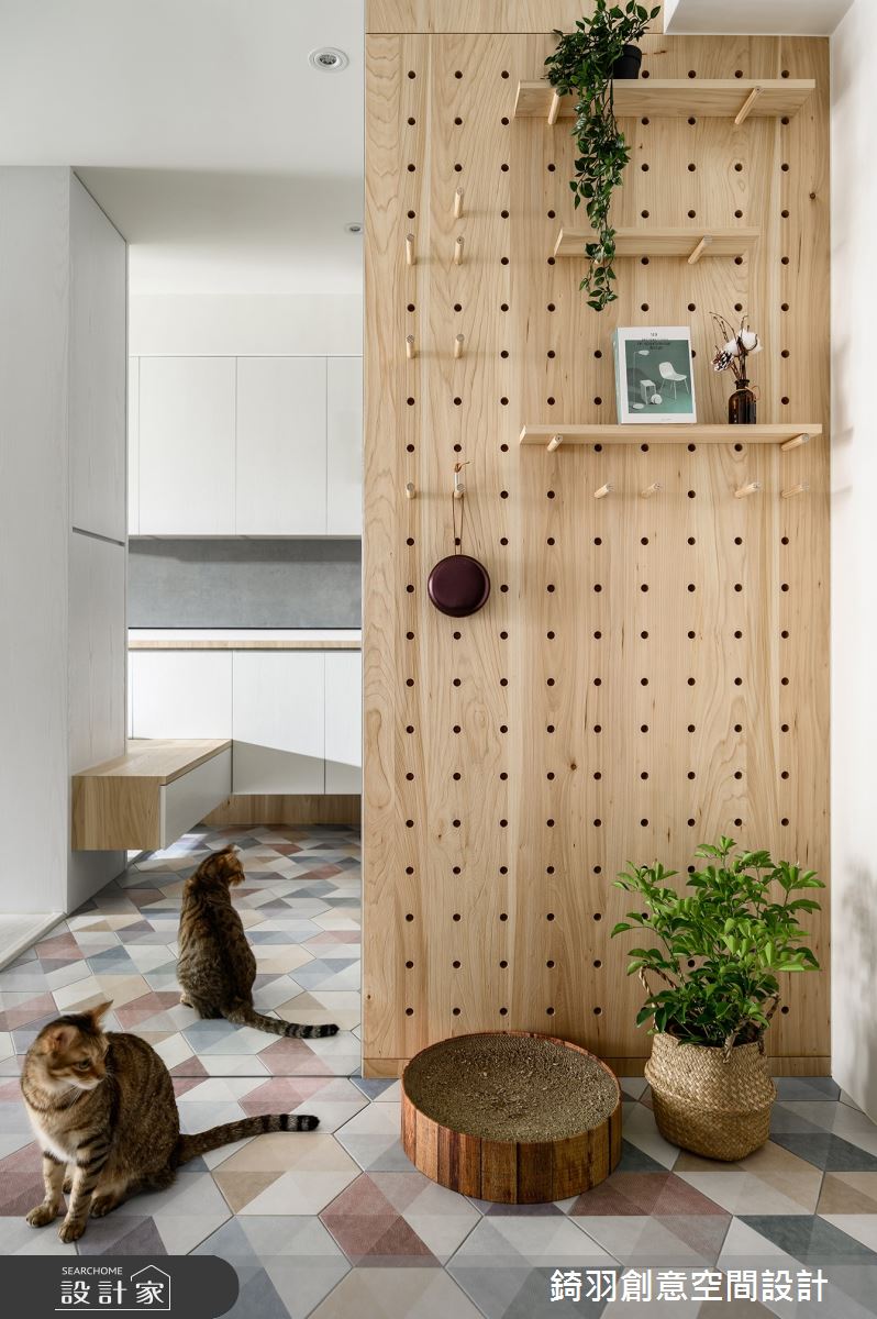 30坪預售屋＿北歐風玄關案例圖片＿錡羽創意空間設計＿錡羽_34之4