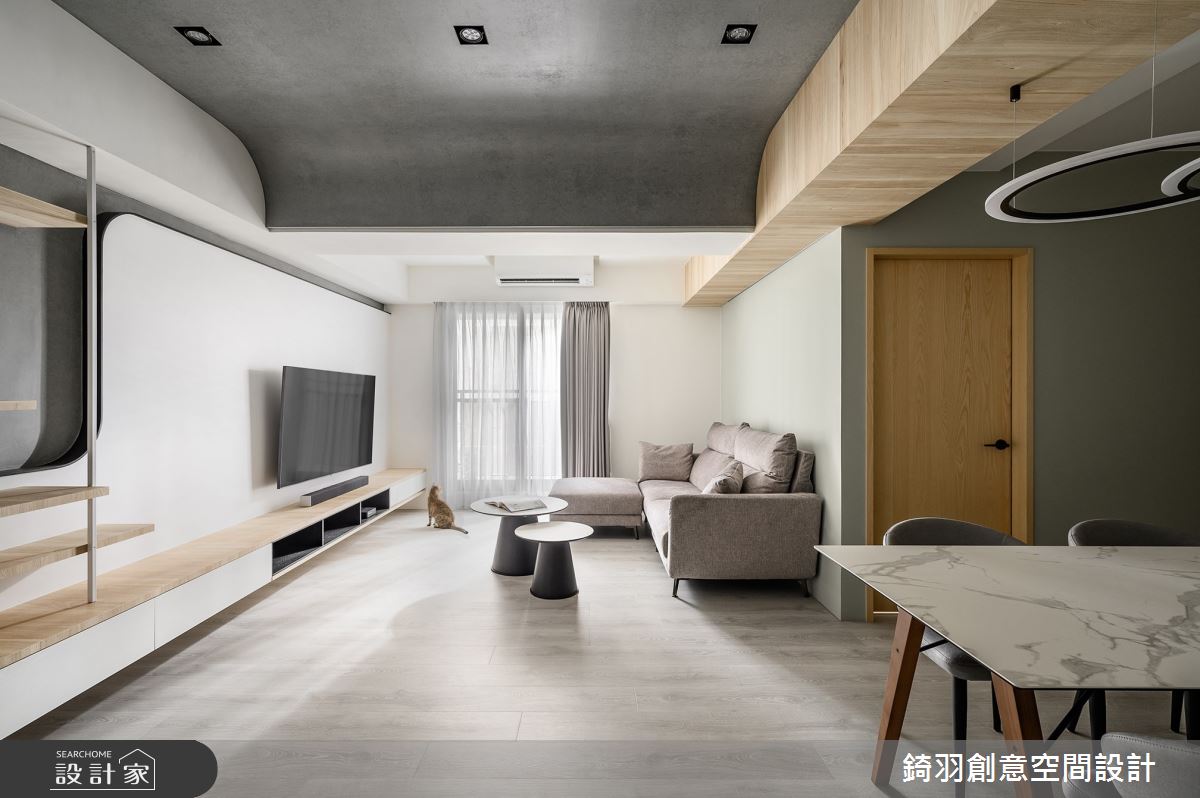 30坪預售屋＿北歐風客廳案例圖片＿錡羽創意空間設計＿錡羽_34之18