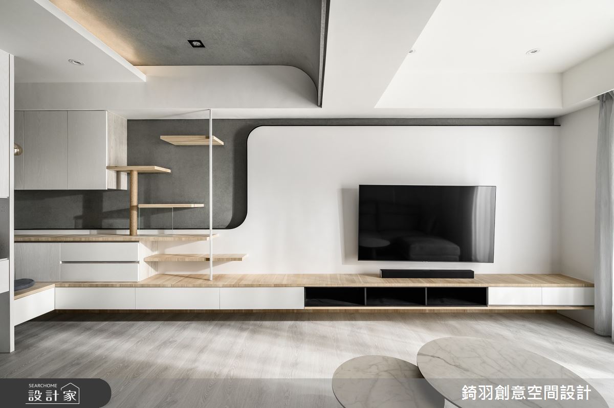 30坪預售屋＿北歐風客廳案例圖片＿錡羽創意空間設計＿錡羽_34之7235