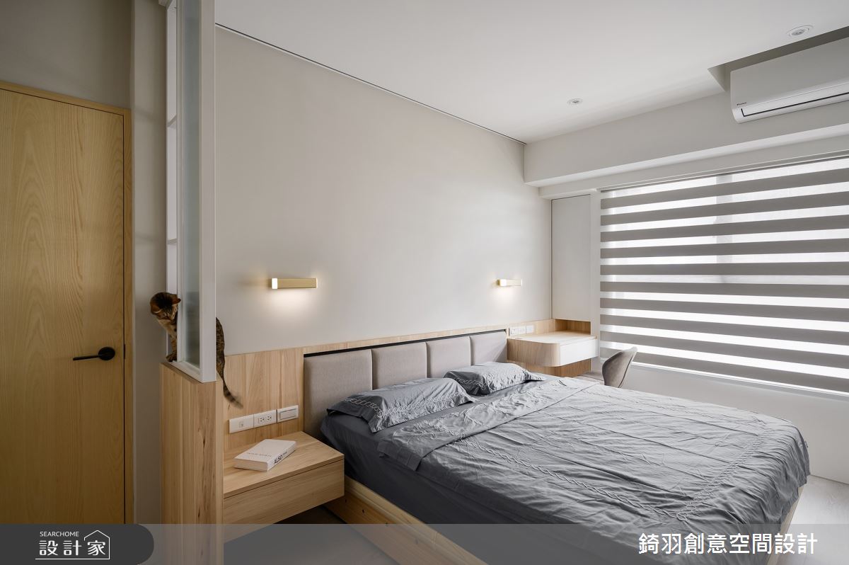 30坪預售屋＿北歐風臥室案例圖片＿錡羽創意空間設計＿錡羽_34之32