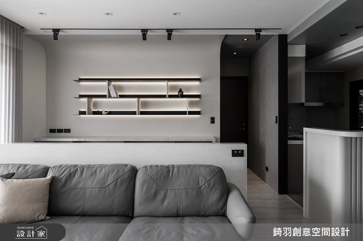 30坪新成屋(5年以下)＿現代風客廳案例圖片＿錡羽創意空間設計＿錡羽_35之28
