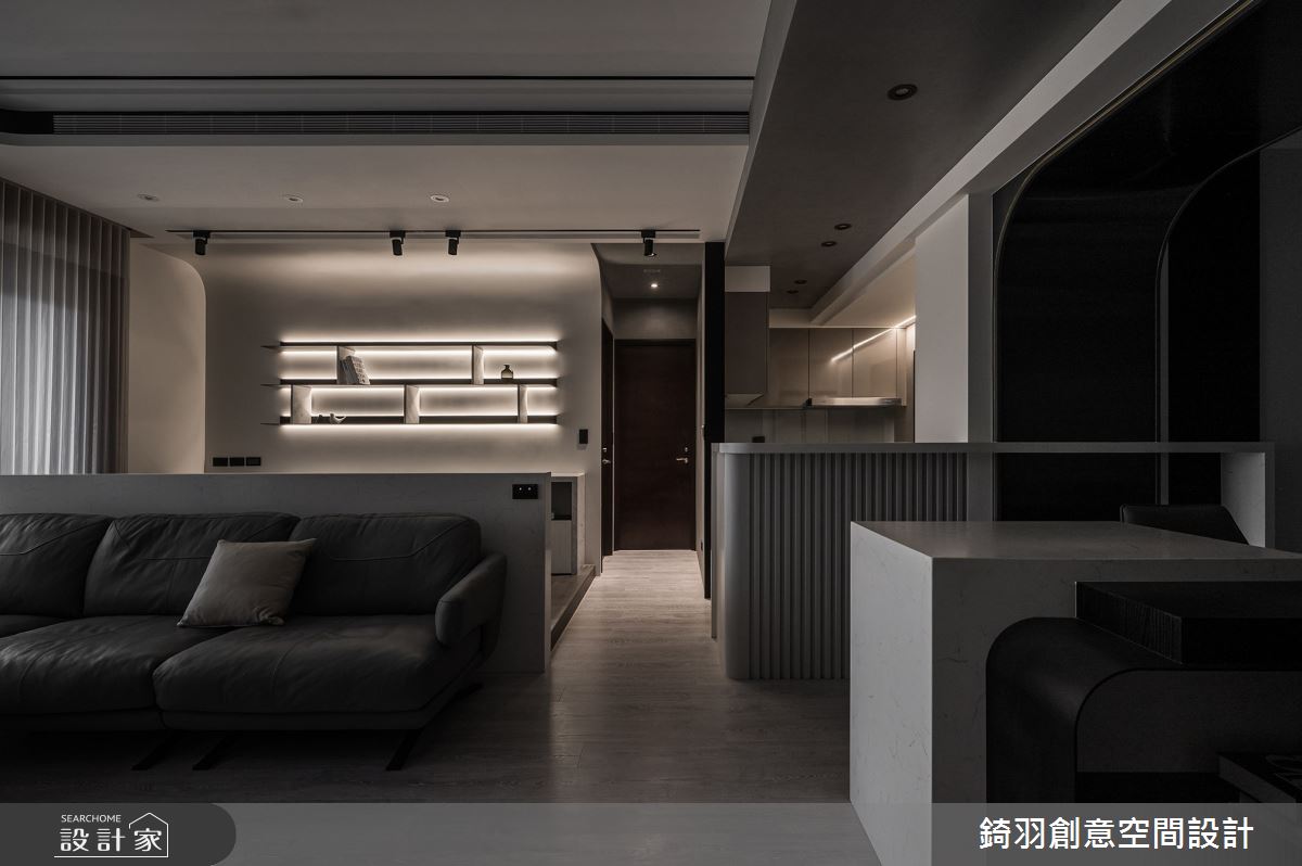 30坪新成屋(5年以下)＿現代風客廳案例圖片＿錡羽創意空間設計＿錡羽_35之30