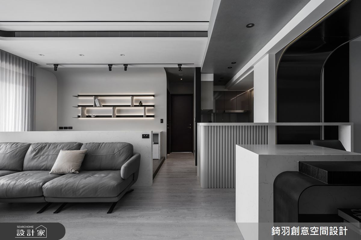 30坪新成屋(5年以下)＿現代風客廳案例圖片＿錡羽創意空間設計＿錡羽_35之29