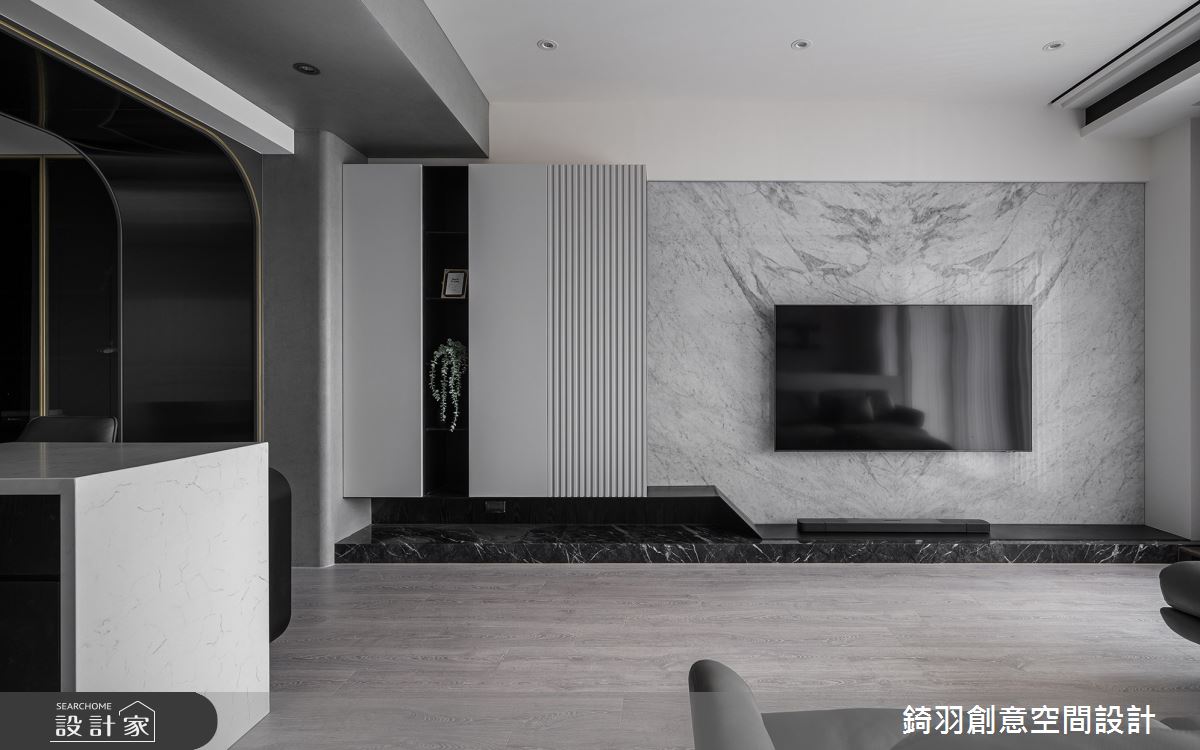 30坪新成屋(5年以下)＿現代風客廳案例圖片＿錡羽創意空間設計＿錡羽_35之23