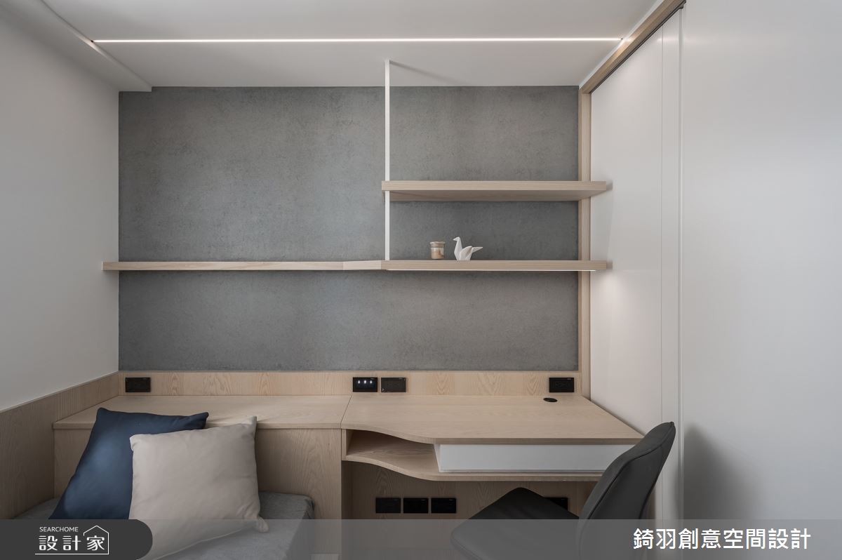 30坪新成屋(5年以下)＿現代風臥室案例圖片＿錡羽創意空間設計＿錡羽_35之48