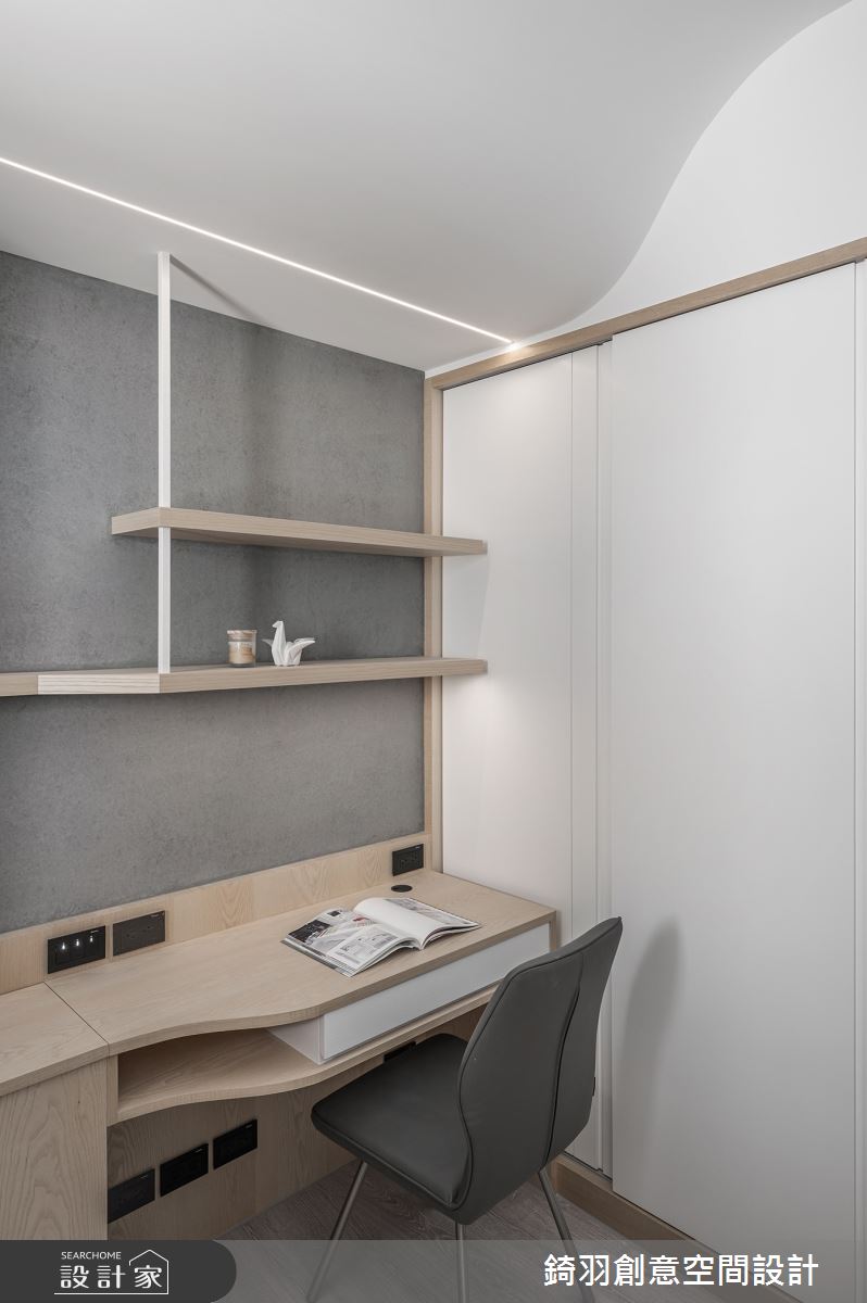 30坪新成屋(5年以下)＿現代風臥室案例圖片＿錡羽創意空間設計＿錡羽_35之51