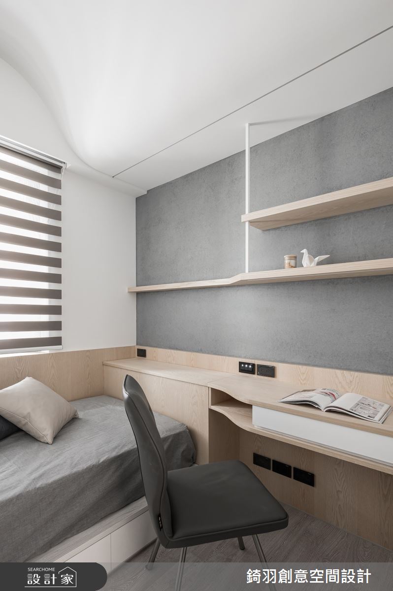 30坪新成屋(5年以下)＿現代風臥室案例圖片＿錡羽創意空間設計＿錡羽_35之49