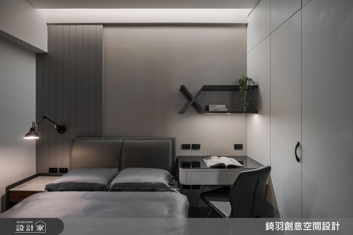30坪新成屋(5年以下)＿現代風臥室案例圖片＿錡羽創意空間設計＿錡羽_35之52