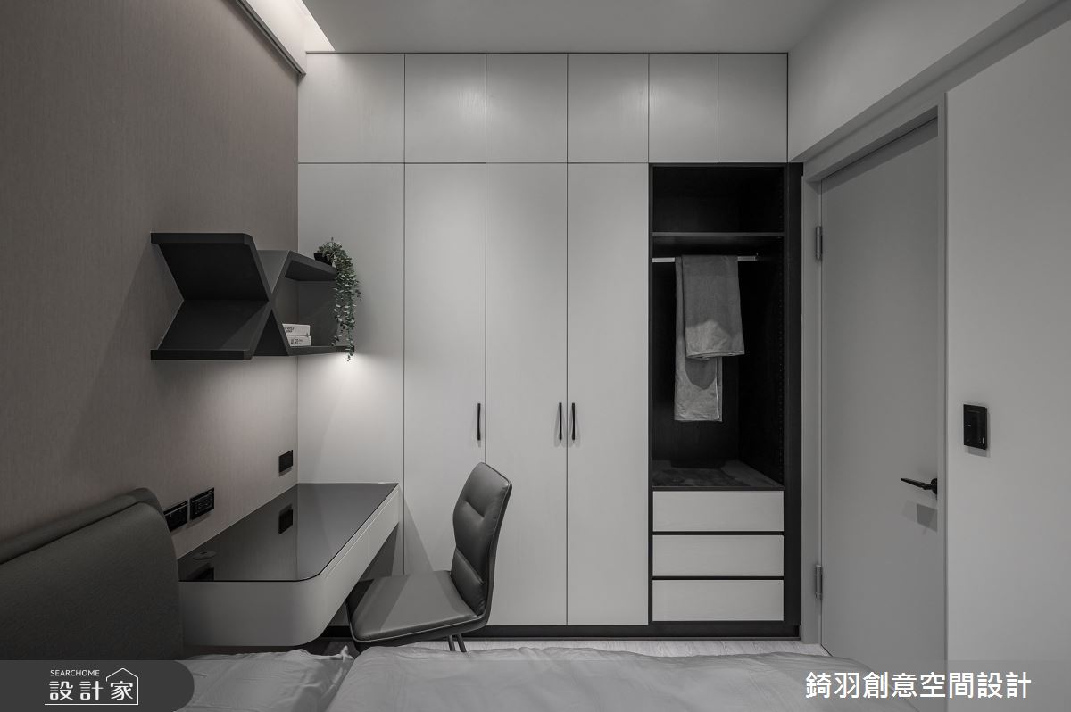 30坪新成屋(5年以下)＿現代風臥室案例圖片＿錡羽創意空間設計＿錡羽_35之53