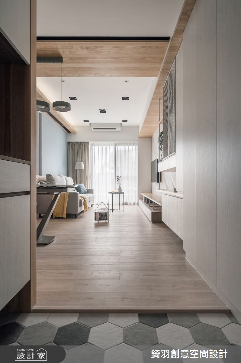 22坪新成屋(5年以下)＿北歐風玄關客廳案例圖片＿錡羽創意空間設計＿錡羽_36之2