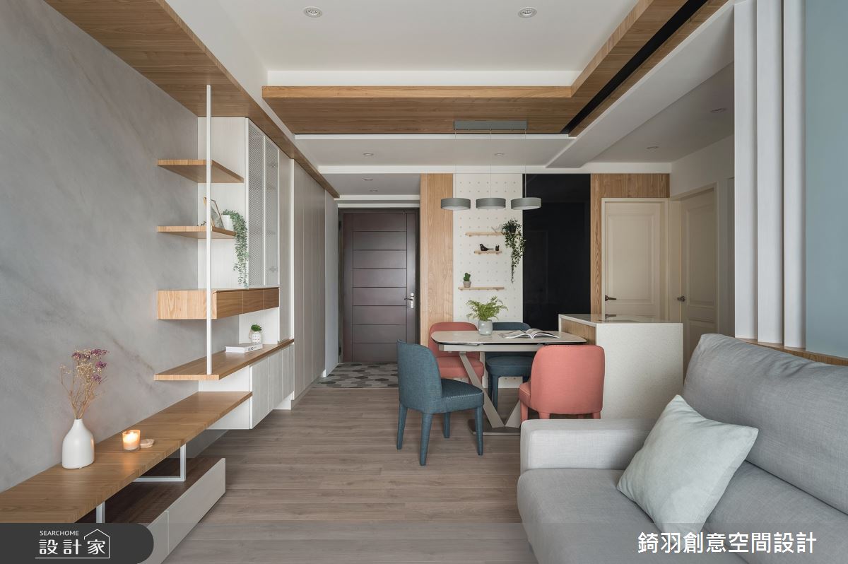 22坪新成屋(5年以下)＿北歐風玄關客廳餐廳案例圖片＿錡羽創意空間設計＿錡羽_36之13