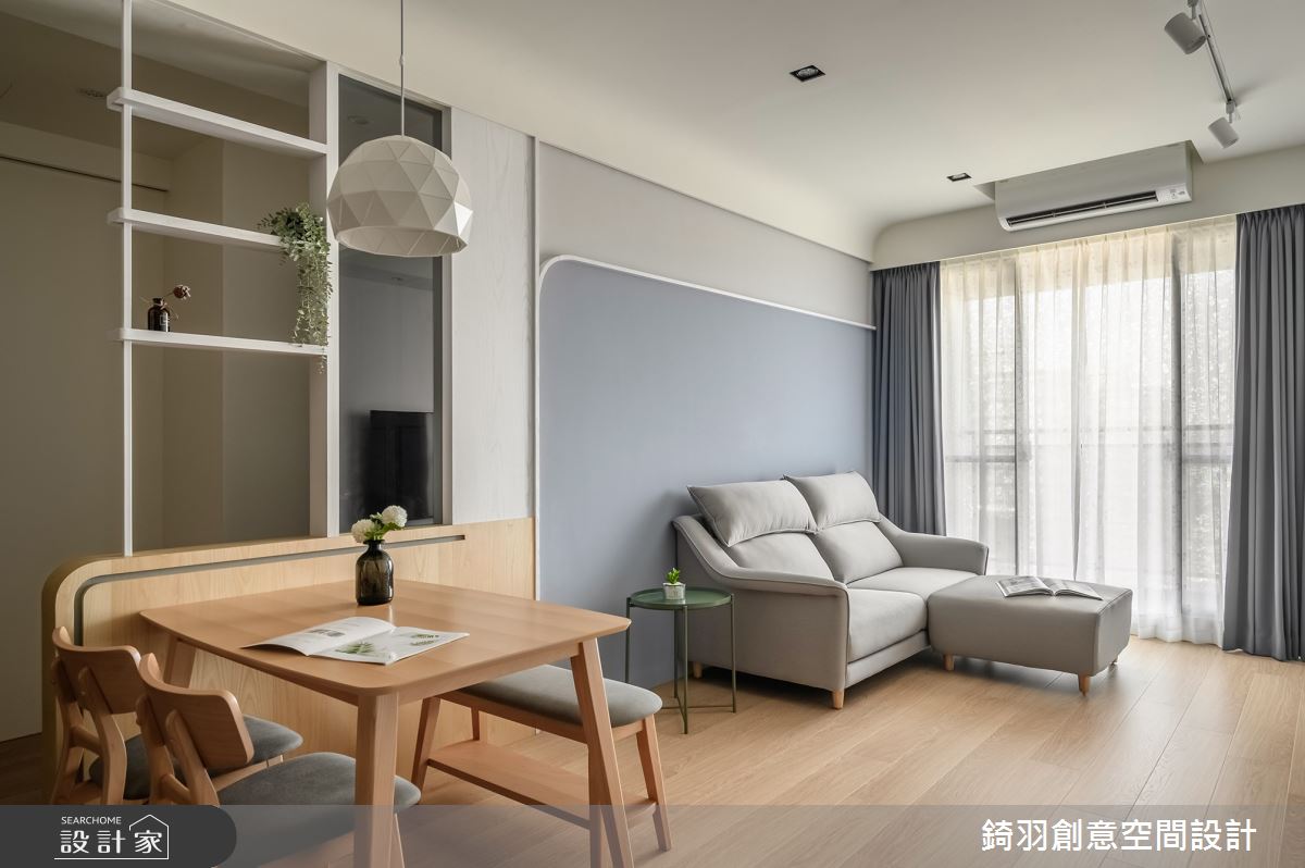 20坪新成屋(5年以下)＿北歐風客廳案例圖片＿錡羽創意空間設計＿錡羽_39之8