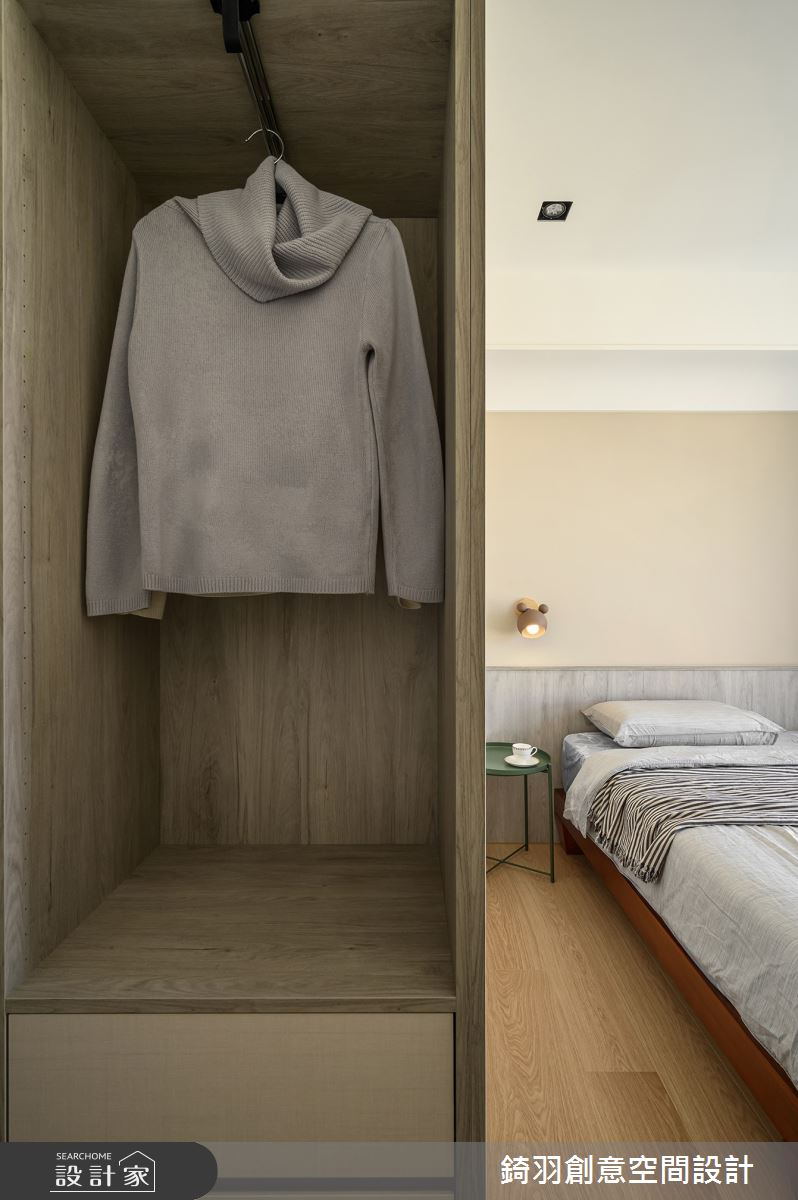 20坪新成屋(5年以下)＿北歐風臥室案例圖片＿錡羽創意空間設計＿錡羽_39之17