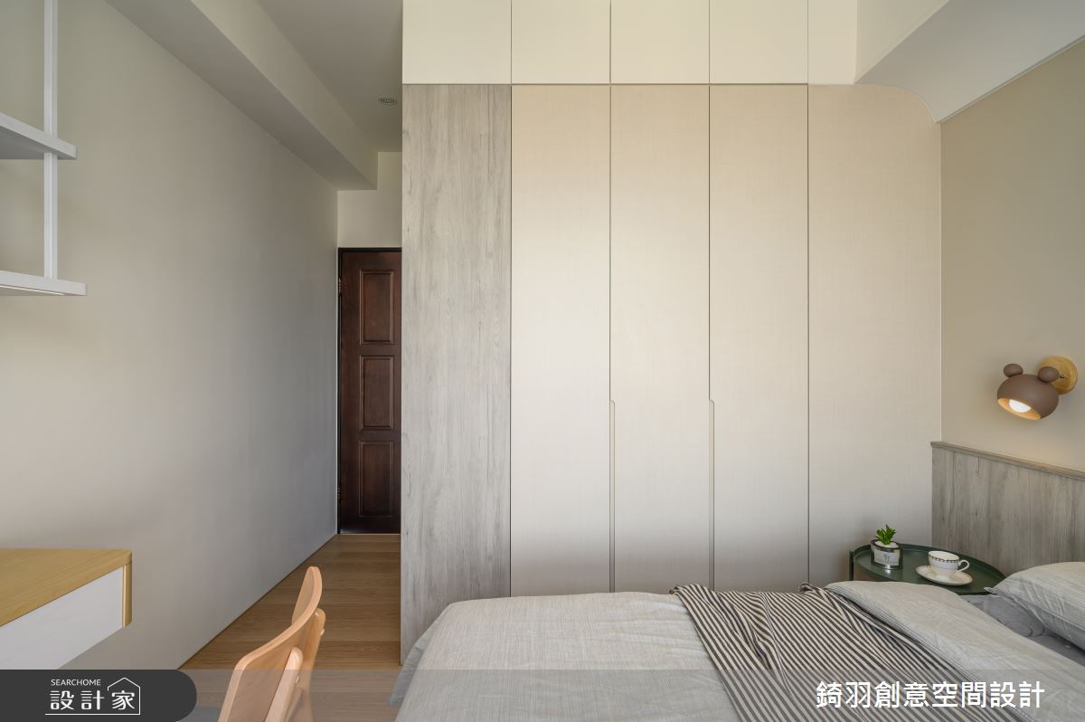 20坪新成屋(5年以下)＿北歐風臥室案例圖片＿錡羽創意空間設計＿錡羽_39之19
